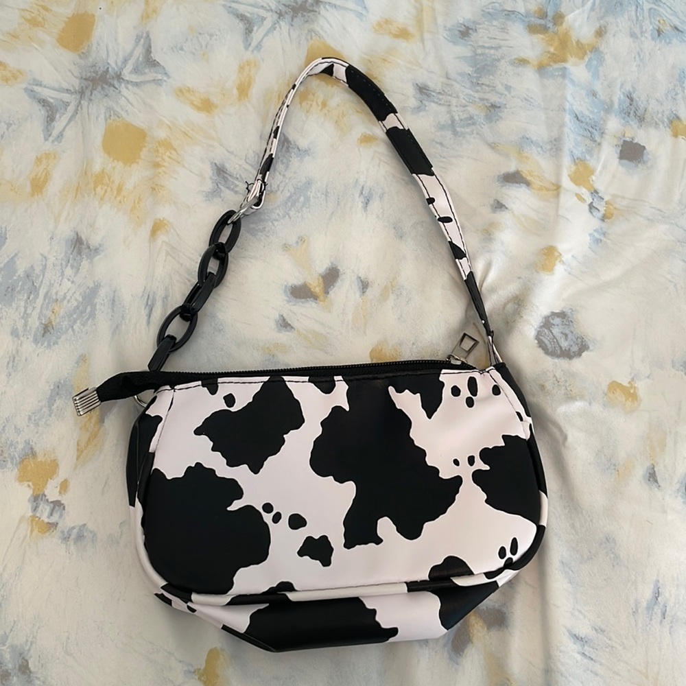 Shein small cow print handbag